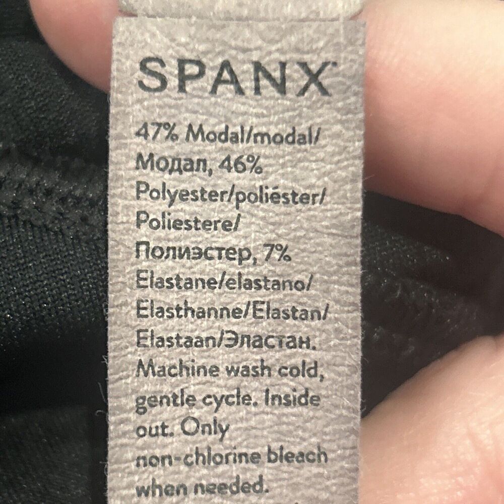 SPANX Black Track Pants - Picture 6 of 7